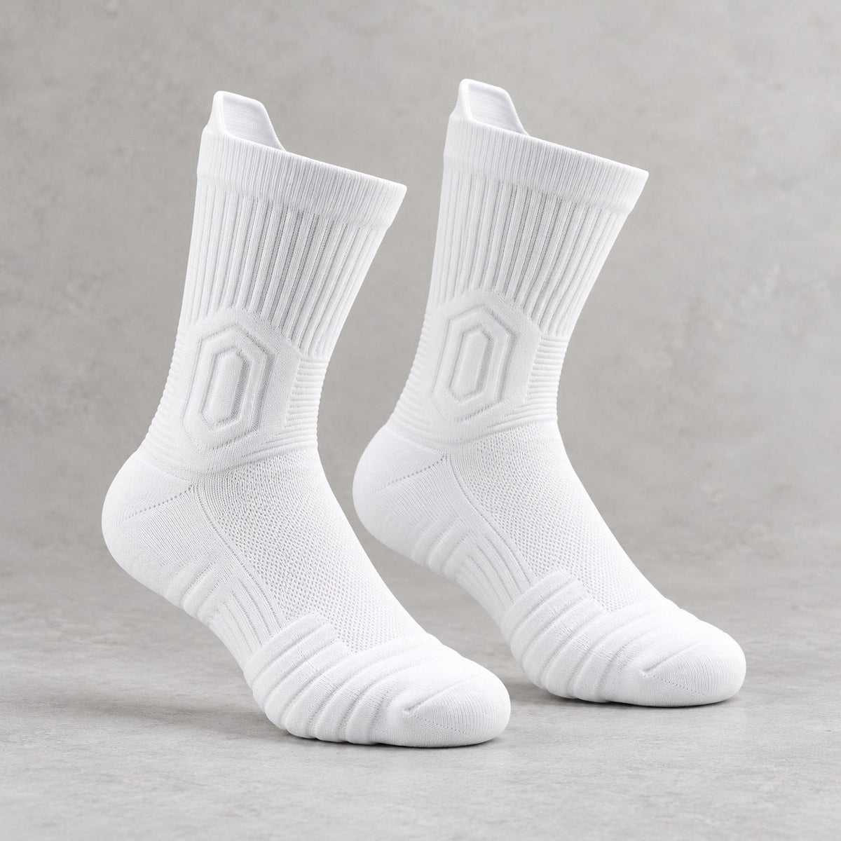 GroundGuard™ Work Socks — white
